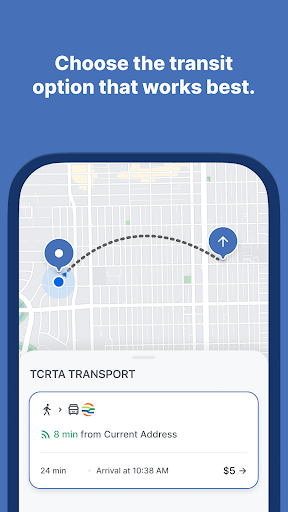 Screenshot of TCRTA TRANSPORT
