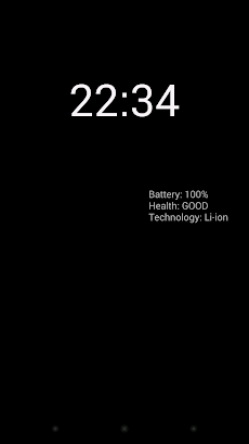 電池 時計スクリーンセーバー Androidアプリ Applion
