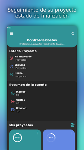 Vista previa de la aplicación