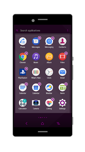 Purple-X White Navbar