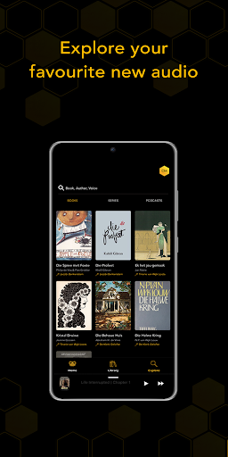 Android application BiB - Africa’s Audio Library screenshort