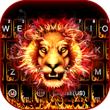 Fire Roar Lion Keyboard Background icon