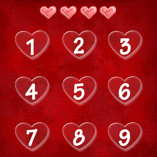 Love Heart Pin Lock Screen  Icon