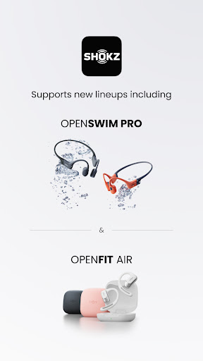 Android application Shokz screenshort