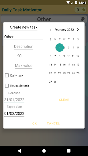 Daily Task Motivator Screen 3