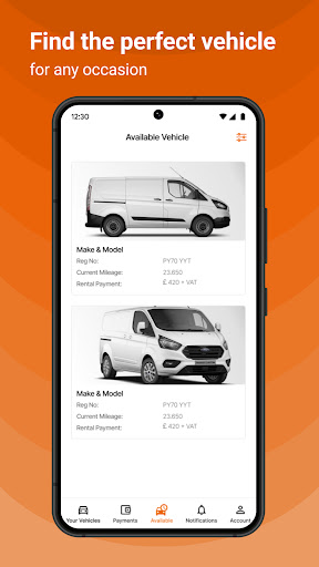 Android application GRS Motor Group screenshort