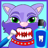 Cat dentist games icon