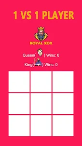 Royal Rivalry XOX Tic-Tac-Toe
