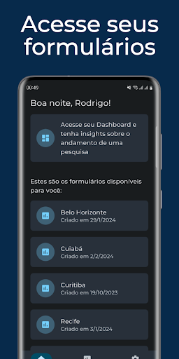 Android application OpinionPro screenshort