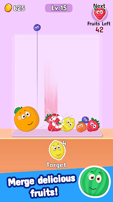 Fruit Drop Merge - Melon Gameのおすすめ画像1