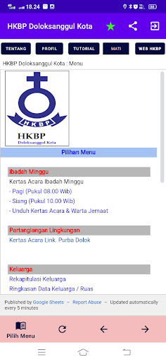 HKBP Doloksanggul Kota Screen 2