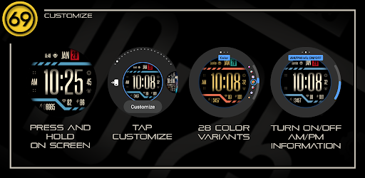 [69D] Minimal Digital watch Screen 2