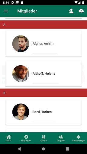 RodenApp Screen 2