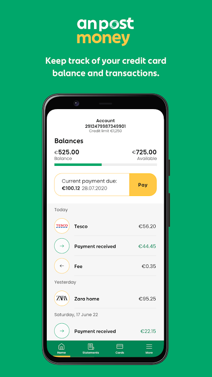 An Post Money Credit Card - 4.7.0 - (Android)