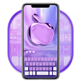 Purple Phone Apple Keyboard icon