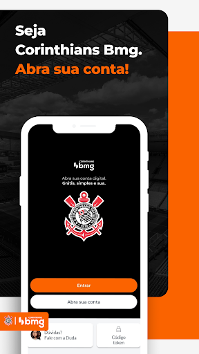 Captura de pantalla de Corinthians Bmg: conta digital