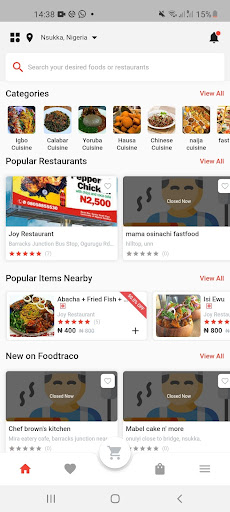 Foodtraco: Food Delivery Screen 3