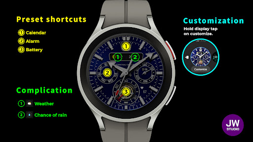 JW119 jwstudio watchface Screen 3