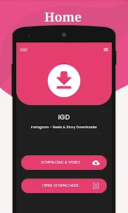 IGD - Reels & Story Downloader