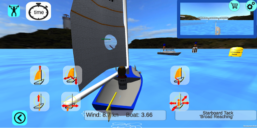 2Sail Sailing Simulator, 3D with real physics