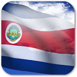 3D Costa Rica Flag icon