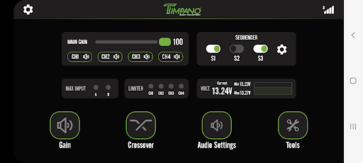 Android application Timpano TPT-SP4BT screenshort