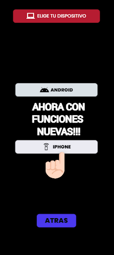 Android application SENSIBILIDAD VL1 screenshort