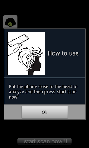 Android application Lice Detector (prank) screenshort