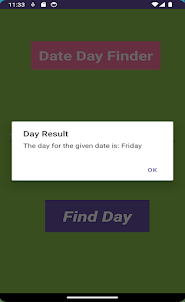 Date Day Finder