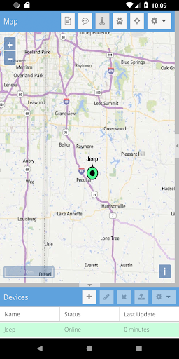 GotStolen GPS Manager Screen 2