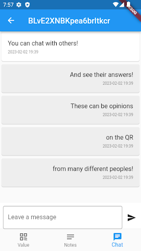 Chaqra - QR scanner and chat Screen 3