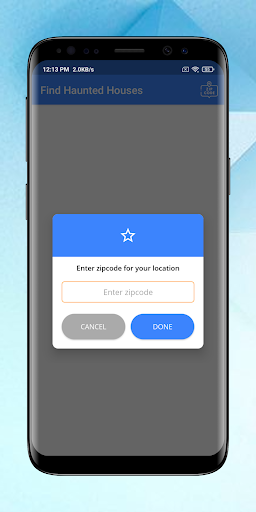 Android application Find Haunted Houses Near Me screenshort