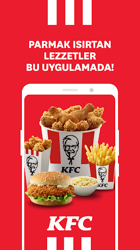 Android application KFC Türkiye – Yemek Siparişi screenshort