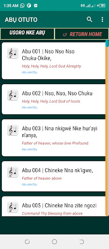 Ekpere Na Abu Audio Tunes Screen 3