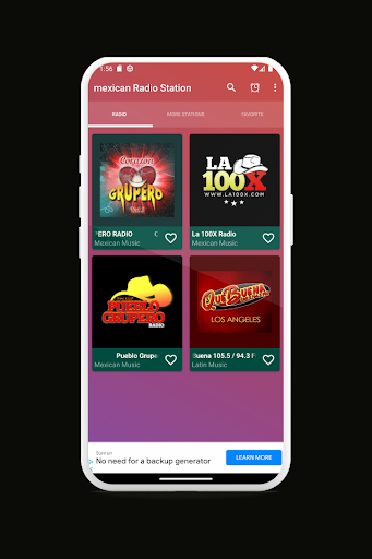 Mexican Radio Station Screen 2
