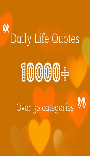 Android application Life Quotes screenshort