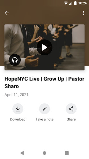 HopeNYC App Screen 3