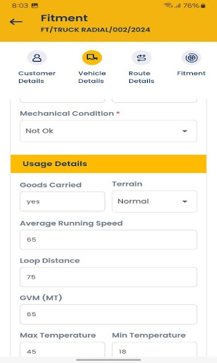 App screenshot