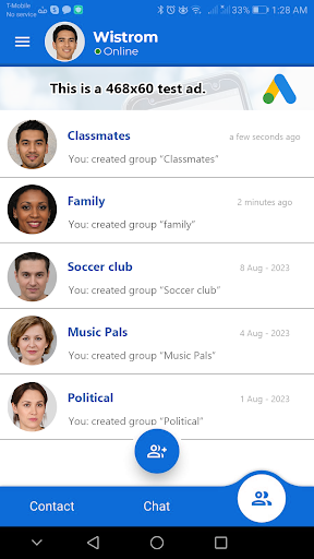 Kryptin Private Messenger Chat Screen 3
