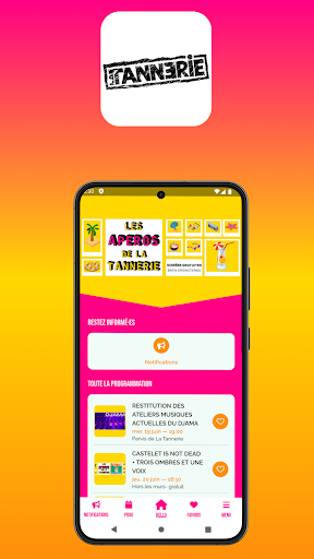 Android application La Tannerie screenshort