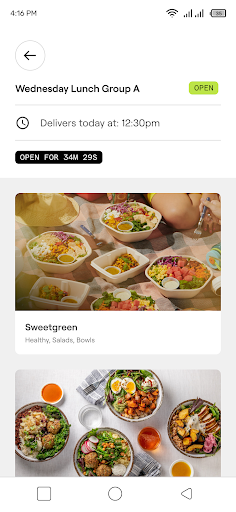Android application Sharebite Stations screenshort