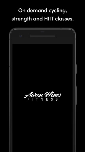 Android application Aaron Hines Fitness screenshort