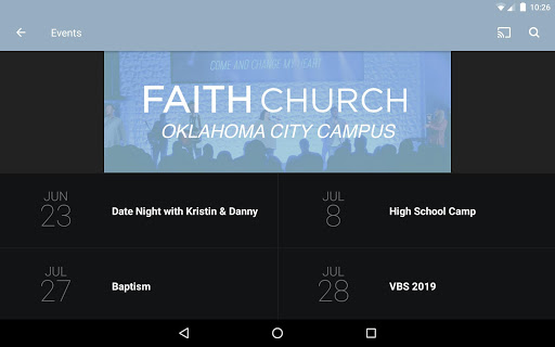 Screenshot of FaithChurch.Family