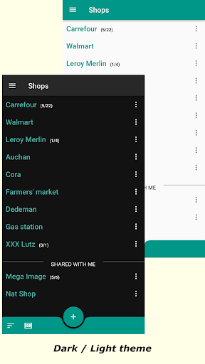 Android application Shopping Board screenshort