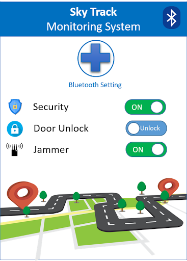 Skytrack app Screen 2
