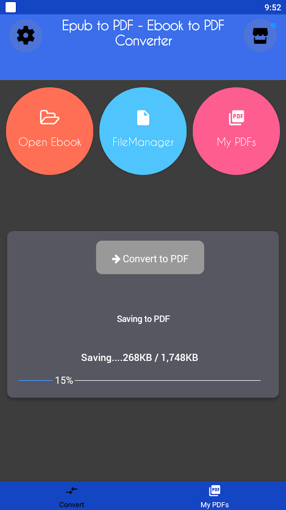 Epub To Pdf Converter Para Android Apk Descargar