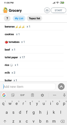 Grocery! - Simple Shared Groce Screenshot 2 - AppWisp.com