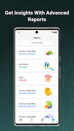 Screenshot of Finmatex: Budgeting & savings
