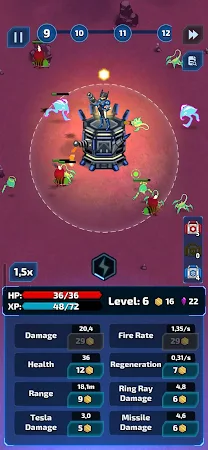 Game screenshot Space Defense: Idle Tower TD mod apk