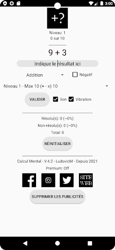 Calcul Mental - Screenshot 1